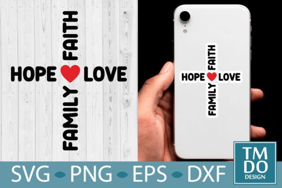 Christian Cross Family Faith Hope Love Embroidery Design Review