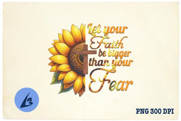 Faith Over Fear Sunflower PNG Review for Real Embroidery Projects