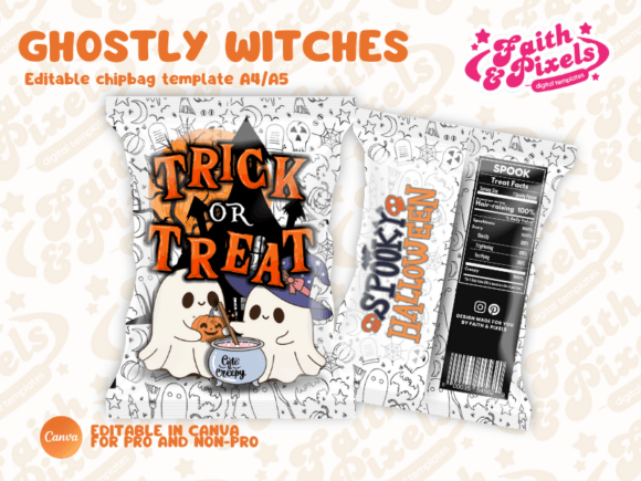 Ghostly Witches Halloween Chipbag Review for Real Projects
