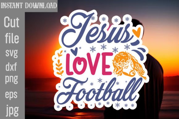 Jesus Love Football SVG Cut File Review for Real Embroidery Projects