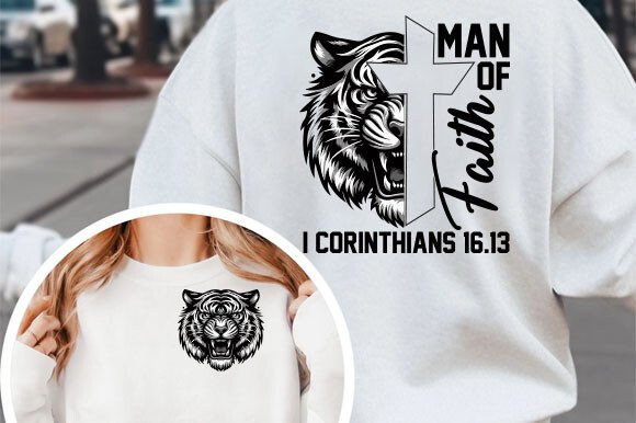 Man of Faith SVG T-shirt Design Review