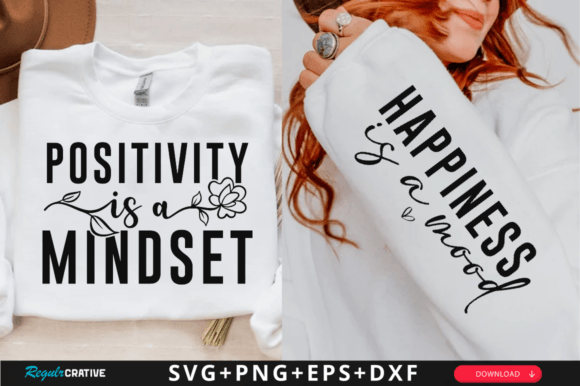 Positivity is a Mindset Faith Svg Design Review for Real Projects